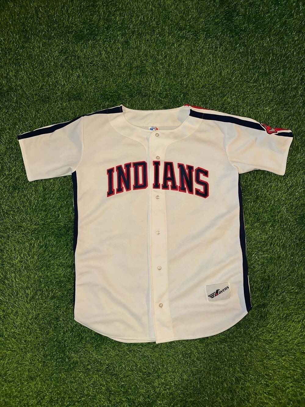 Ravens Knit Cleveland Indians MLB Jersey Size XL